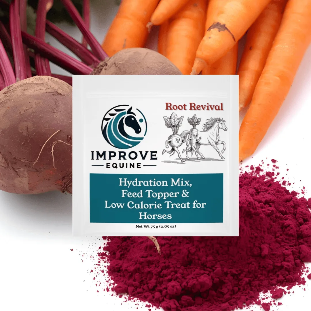 Root Revival beetroot and carrot horse hydration mix pouch