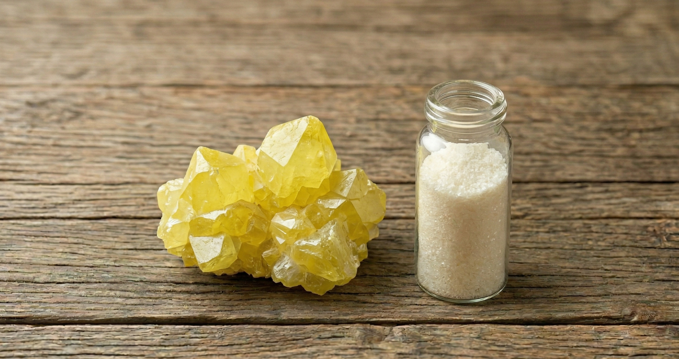 MSM raw crystal and powder form — OptiMSM used in Improve Equine Benchmark horse allergy supplement