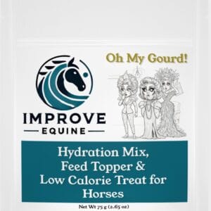 Oh My Gourd! 2lb bag — Improve Equine horse hydration mix, pumpkin and nettle leaf, natural antihistamine horse supplement