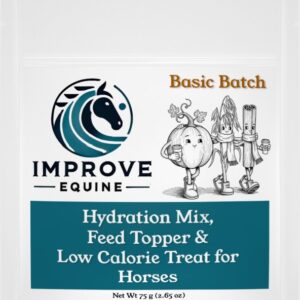 Basic Batch 2lb bag — Improve Equine horse hydration mix, pumpkin oat flour Ceylon cinnamon, safe for IR and Cushing's horses