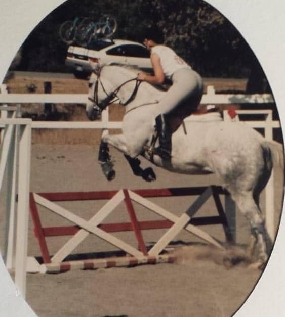 Sara Kirkwood jumping Chickie at the Walnut Creek combined training event