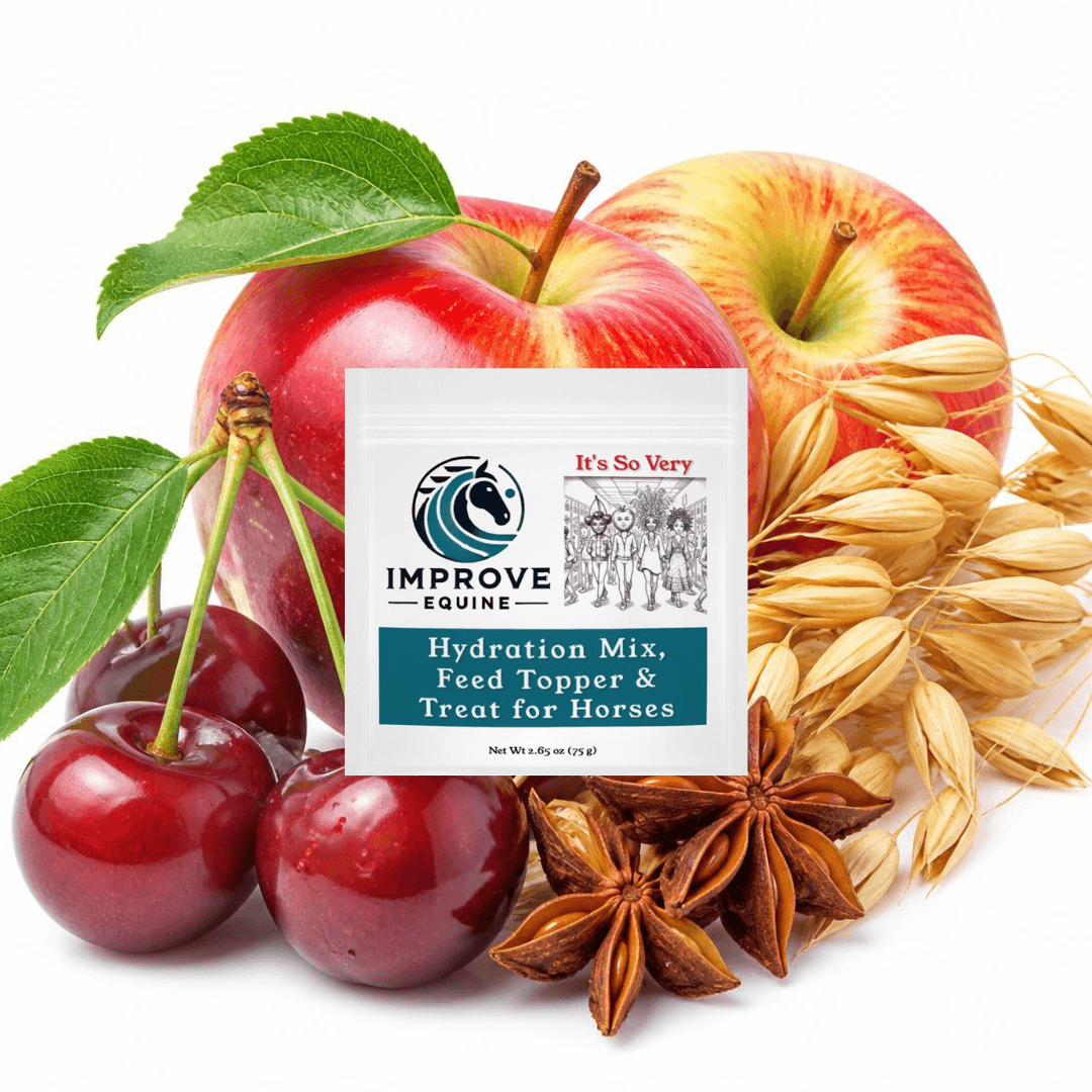 It's So Very cherry apple and anise horse hydration mix pouch